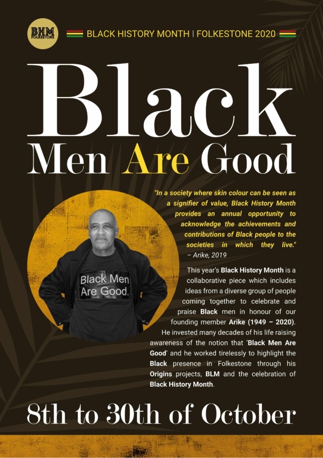 Black Men Are Good Programme 2020 – Designed by Anthony Browne Creative